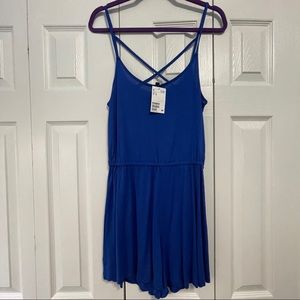 BRAND NEW H&M Blue Romper